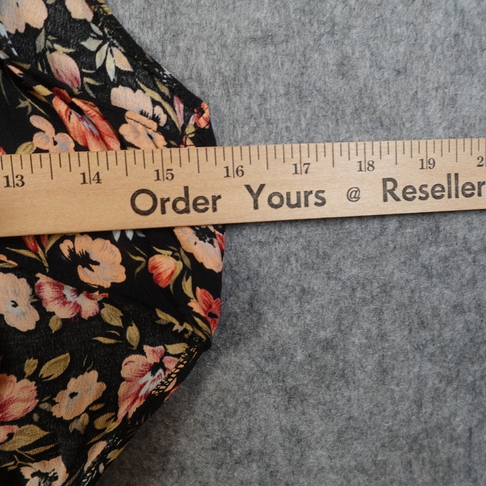 Reformation Jumpsuit Women Small Floral Plunge Wide Leg Sleeveless Open Back - Picture 10 of 15